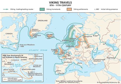 10. Yüzyıl Amerika Birleşik Devletleri'nde İlk Viking Yerleşiminin Kurulması: Yeni Dünya Keşfi ve İskandinav Kültürünün Yayılımı