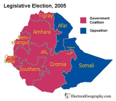  2005 Etiyopya Parlamento Seçimlerinden Sonraki Siyasi Değişimler ve Demokratik Gelişmelere Yönelik Etkileri